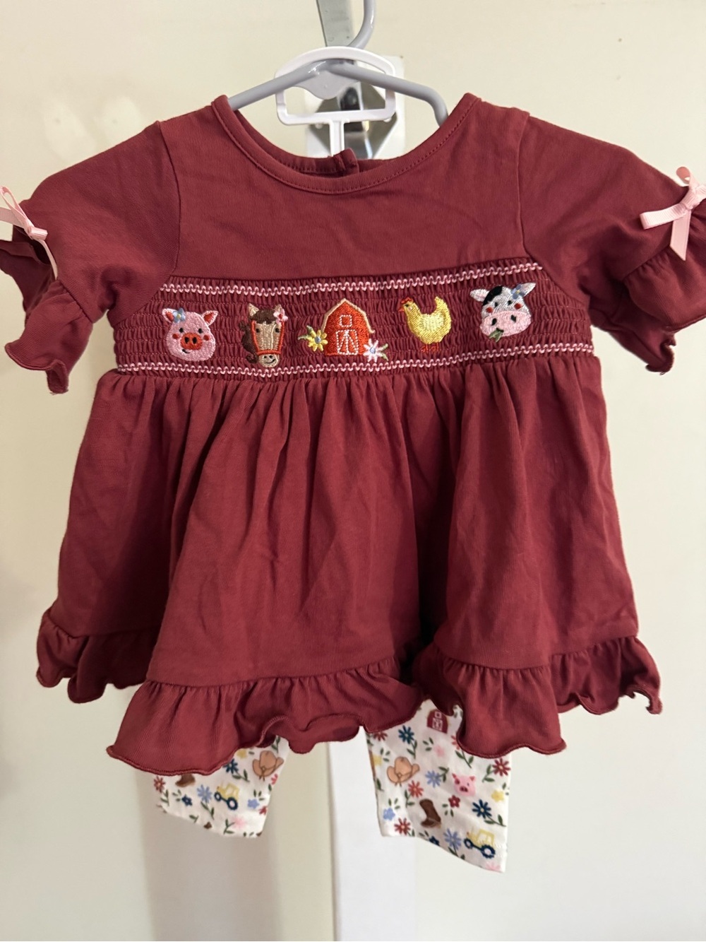 Goodlad Smocked Farm Outfit